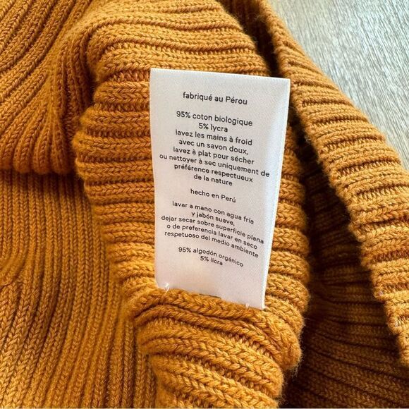 Mara Hoffman‎ Samira Long Sweater Dress Medium Long Sleeve V-Neck Knit Midi - Picture 13 of 15